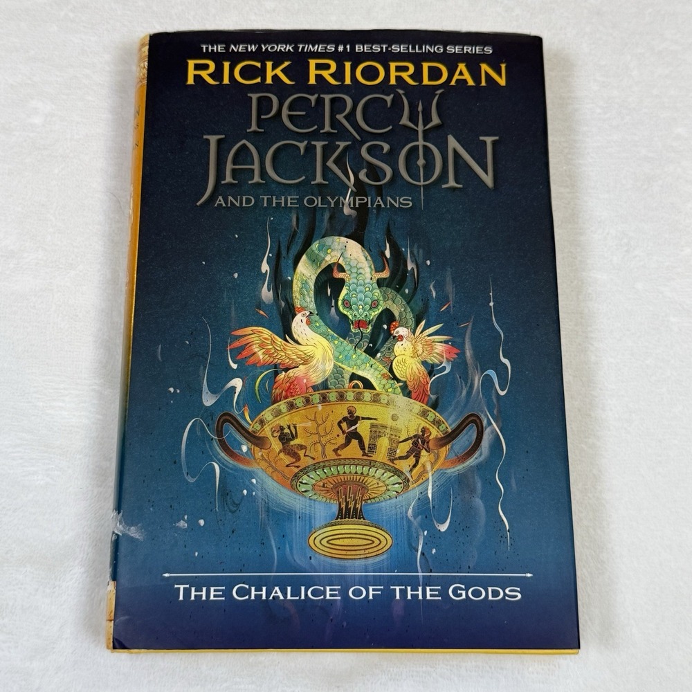 Rick Riordan Chalice of the Gods Percy Jackson 1st Edition 1st Printing HC DJ
